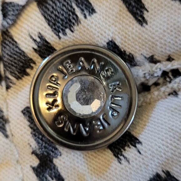 Pair Of Klip Skinny Jeans With Tribal Pattern. - Picture 3 of 6